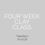 Tuesday AM Four Week Clay Class Nov/Dec 2024