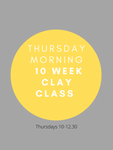 Thursday Ten Week Clay Class January 2024
