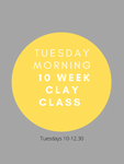 Tuesday Ten Week Clay Class January 2024